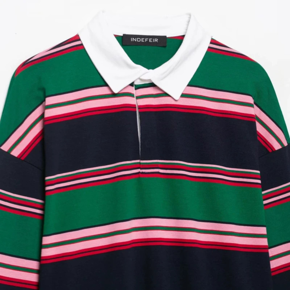 ZARA Fashion Striped Color Block Knit Jacket